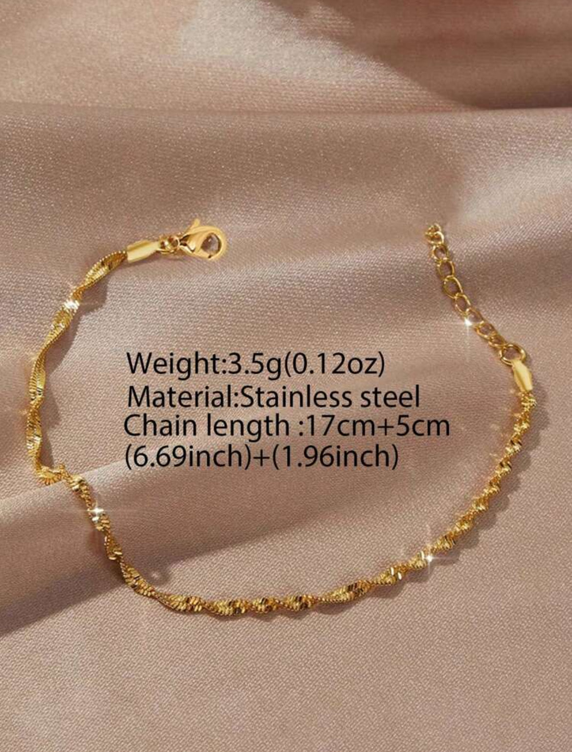 18K gold plated elegant bracelet