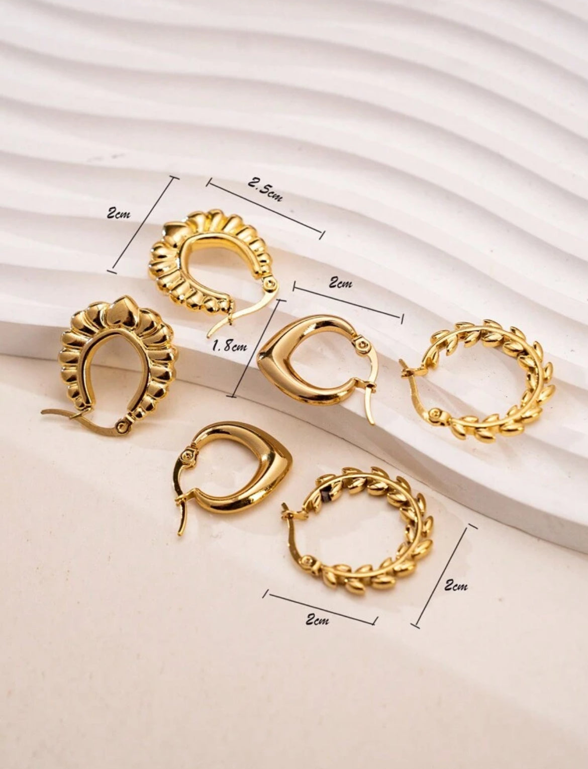 Wheat Spike Earring Set