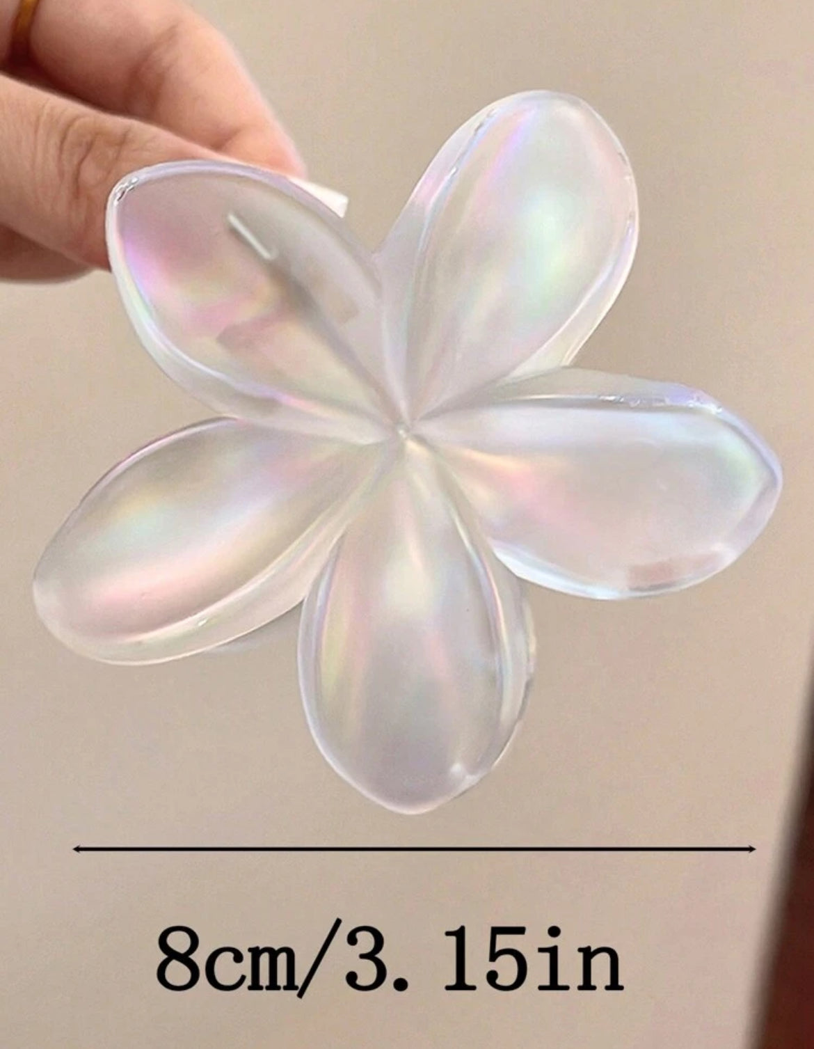 2pc Floral Hair Clips