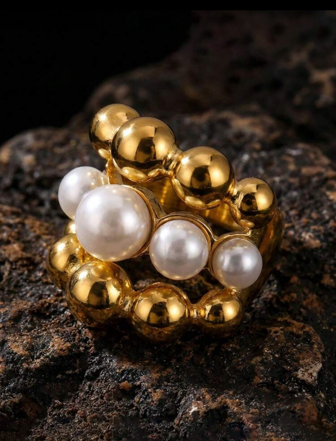 Dahlia Glow Ring Set