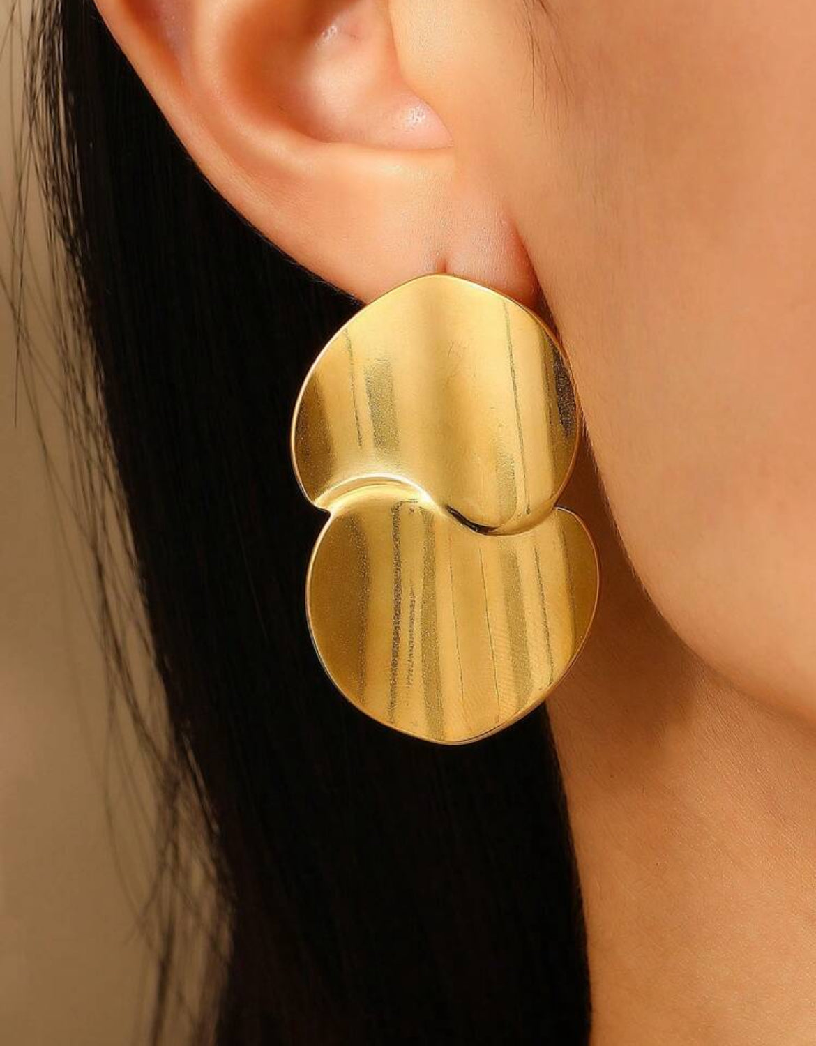 18K gold plated earrings