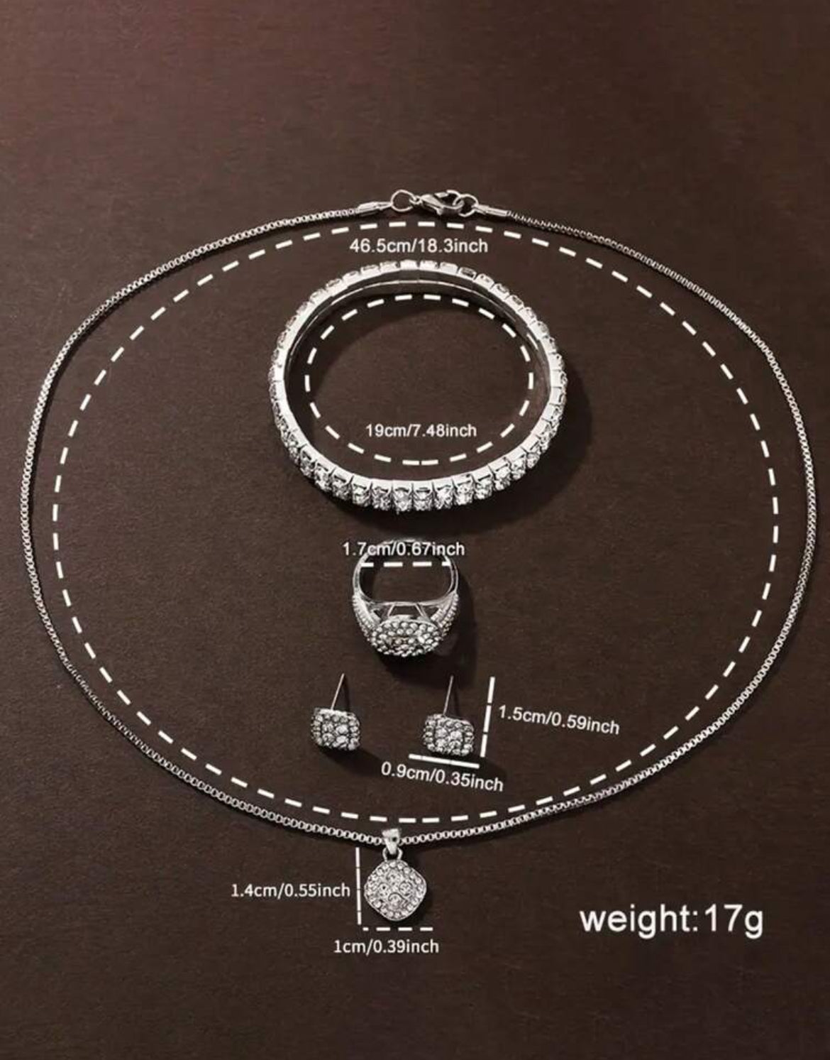 6pc Steffany watch set