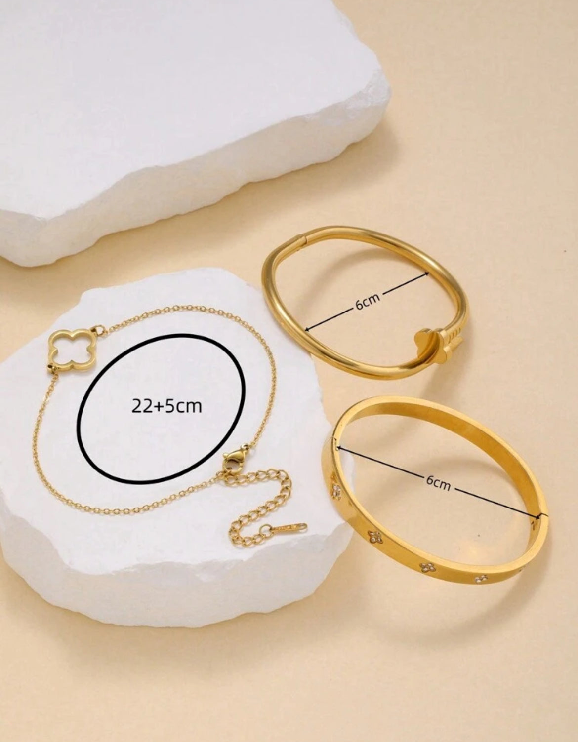 Ame Bracelets 3pc set