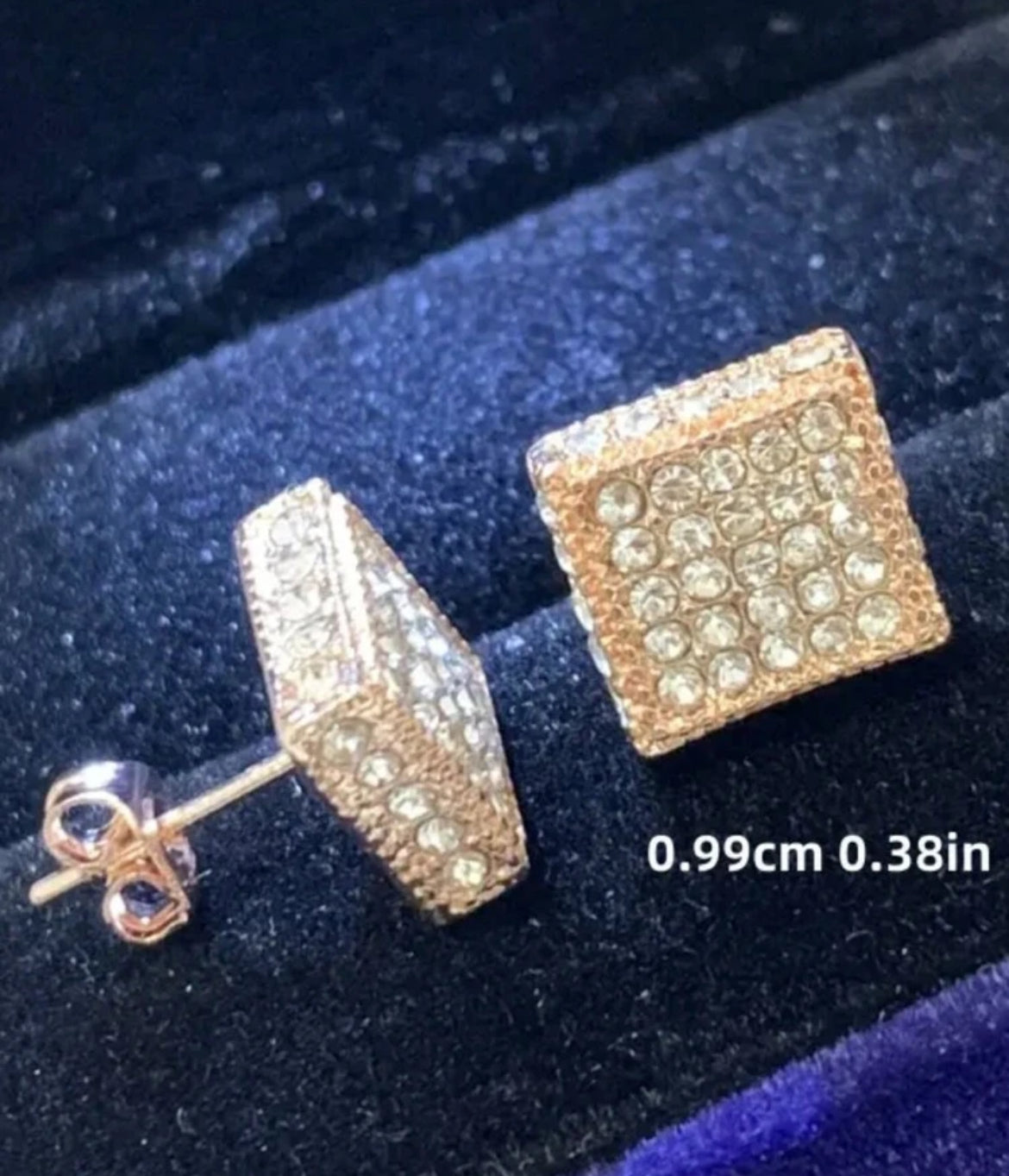 Men’s hip hop earring studs