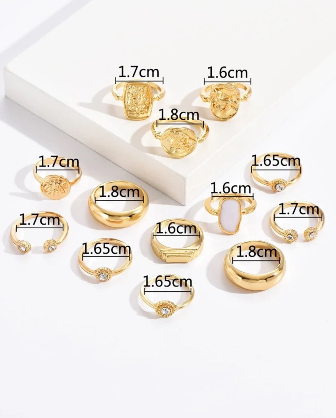 13pc Jue Ring Set