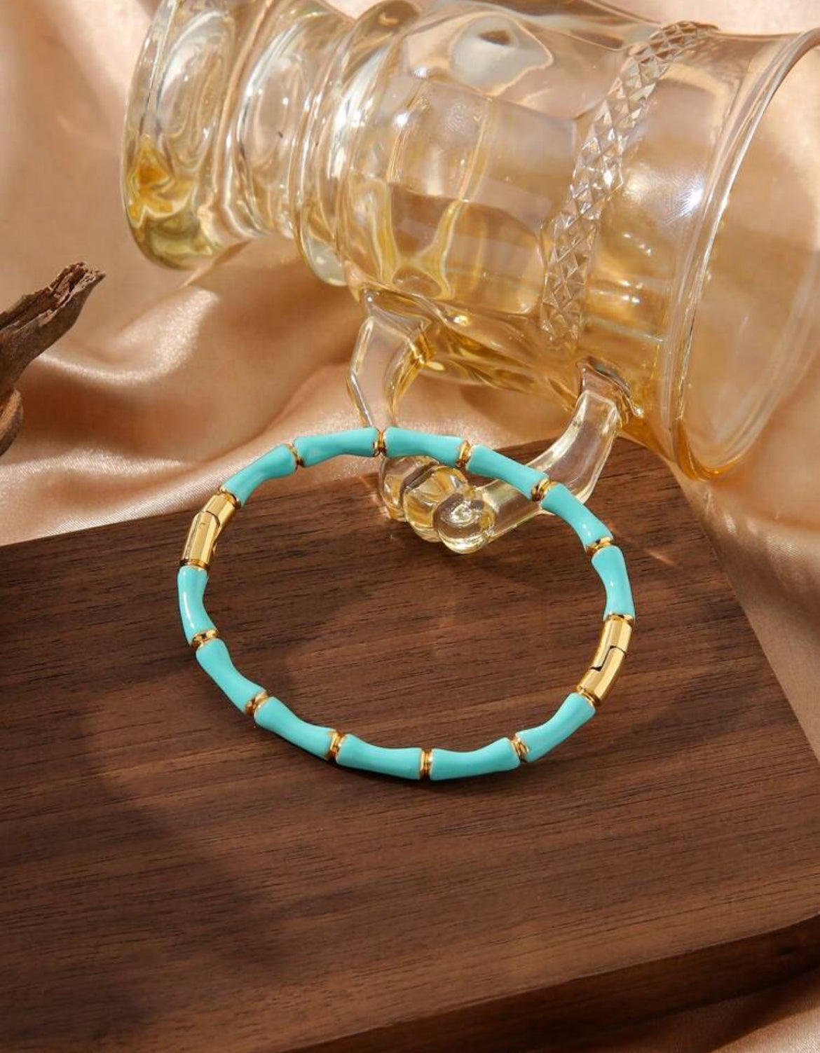 18K Stainless Steel bamboo bracelets