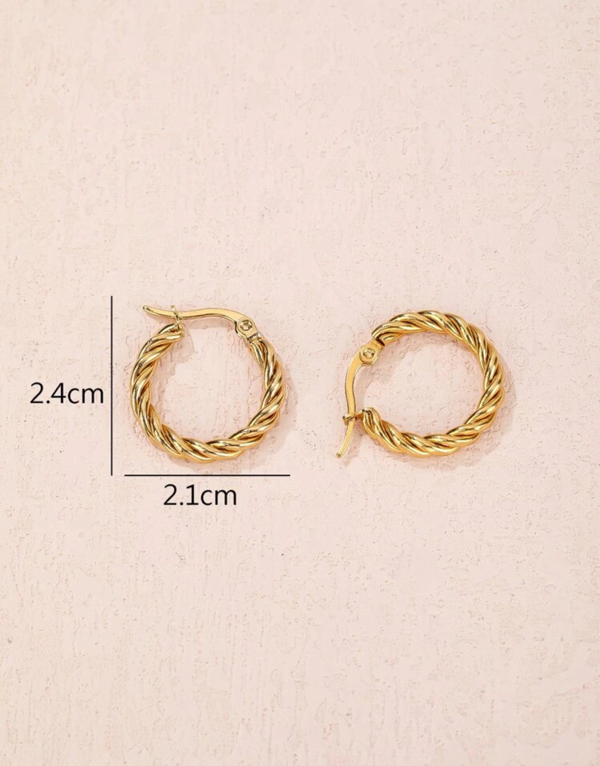 Rope n Radiance earring hoops