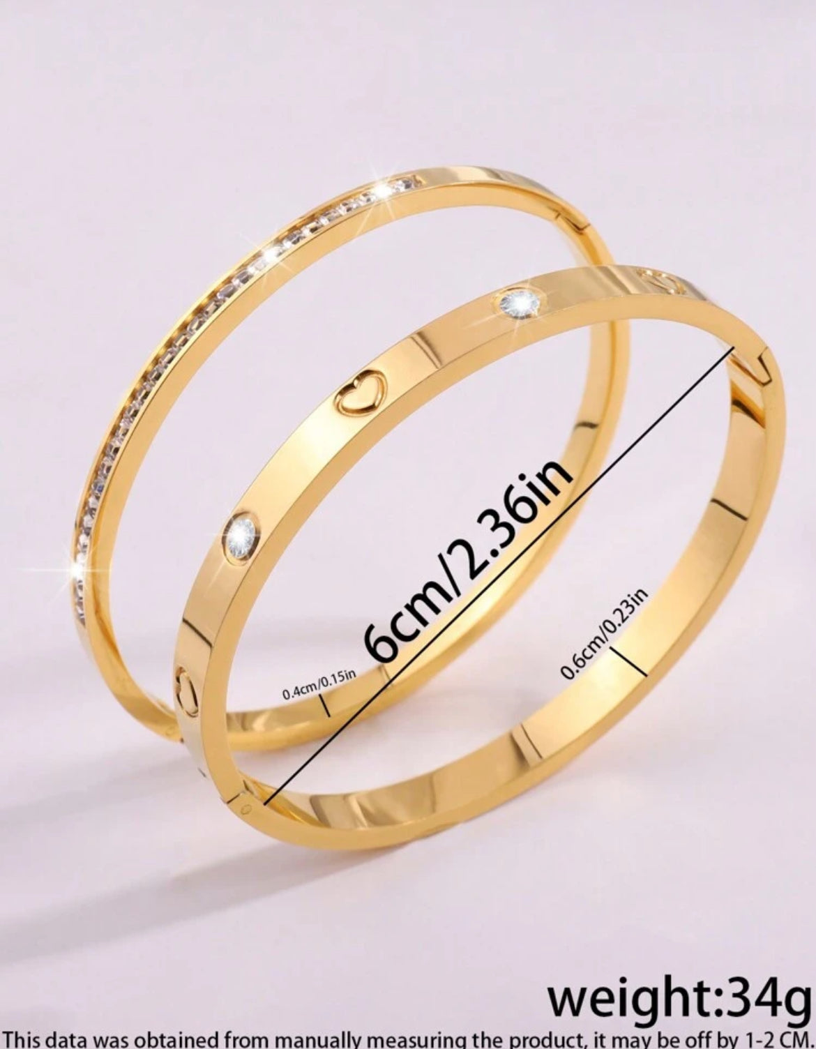 Elsa Bracelets 2pc set