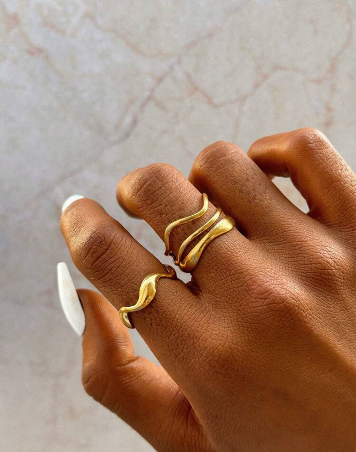2pc Tinka Ring set