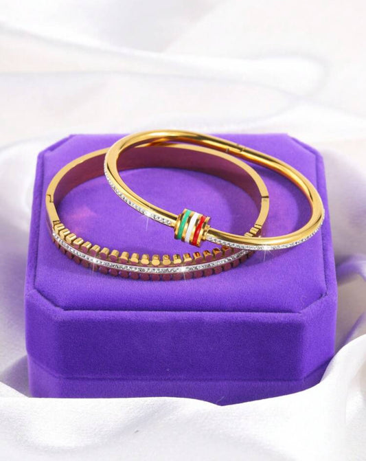 2pc Opel Stainless Steel bracelets