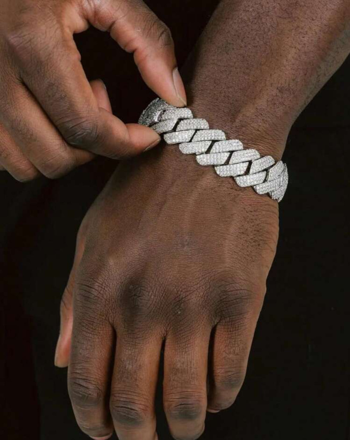 Drill Icey Bracelet for men