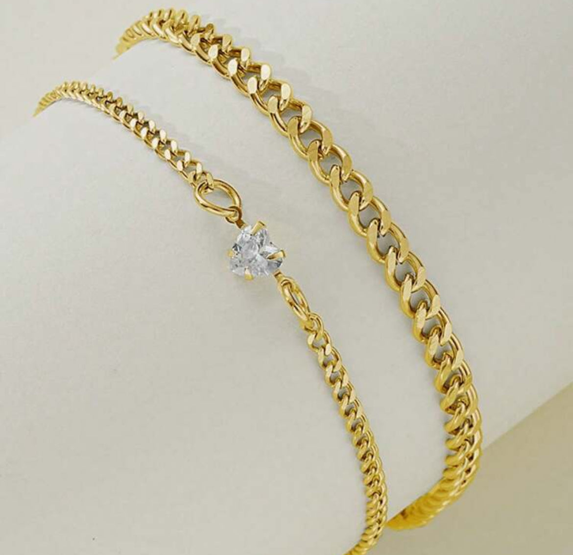 2pc Cold princess anklets