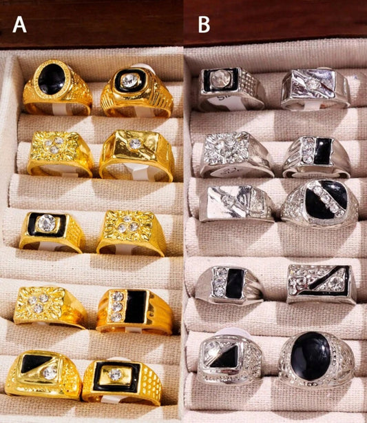 Men’s 10pcs Ring Set