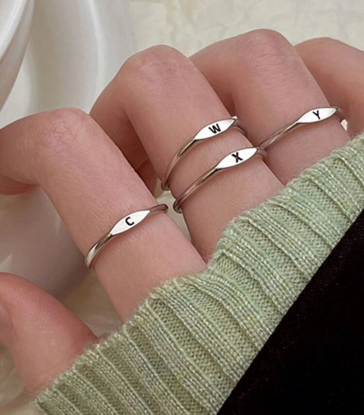 Nia Initial Rings