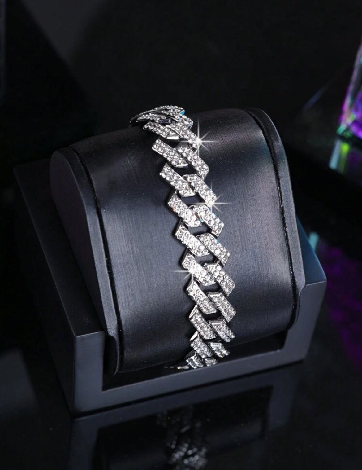 Waves Icy bracelet for men