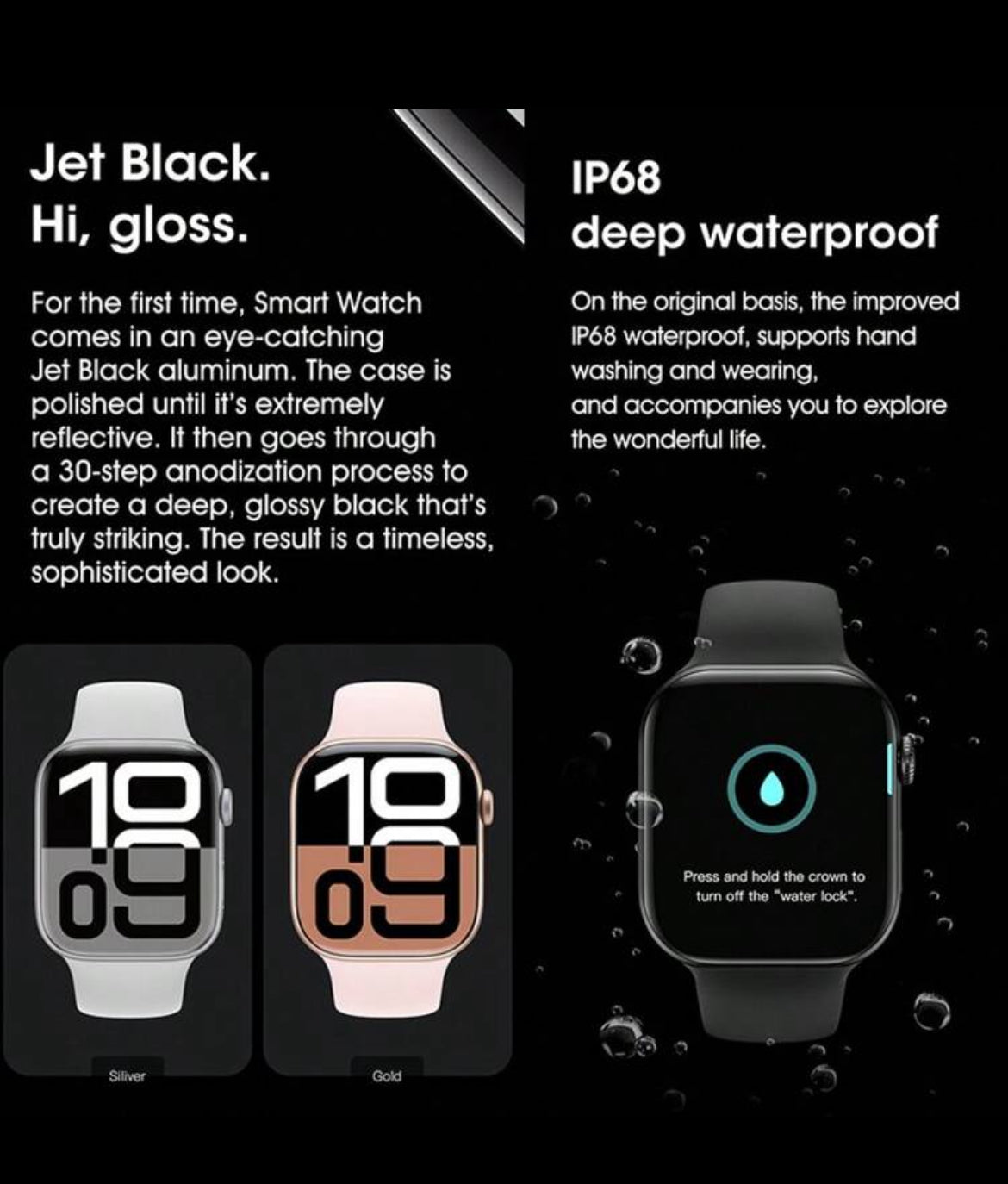 S10 smart watch (unisex)