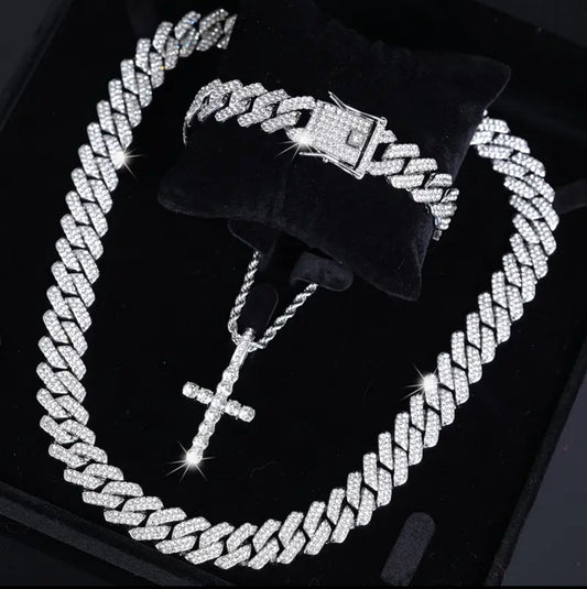 3pc Dripping szn Ice chain set