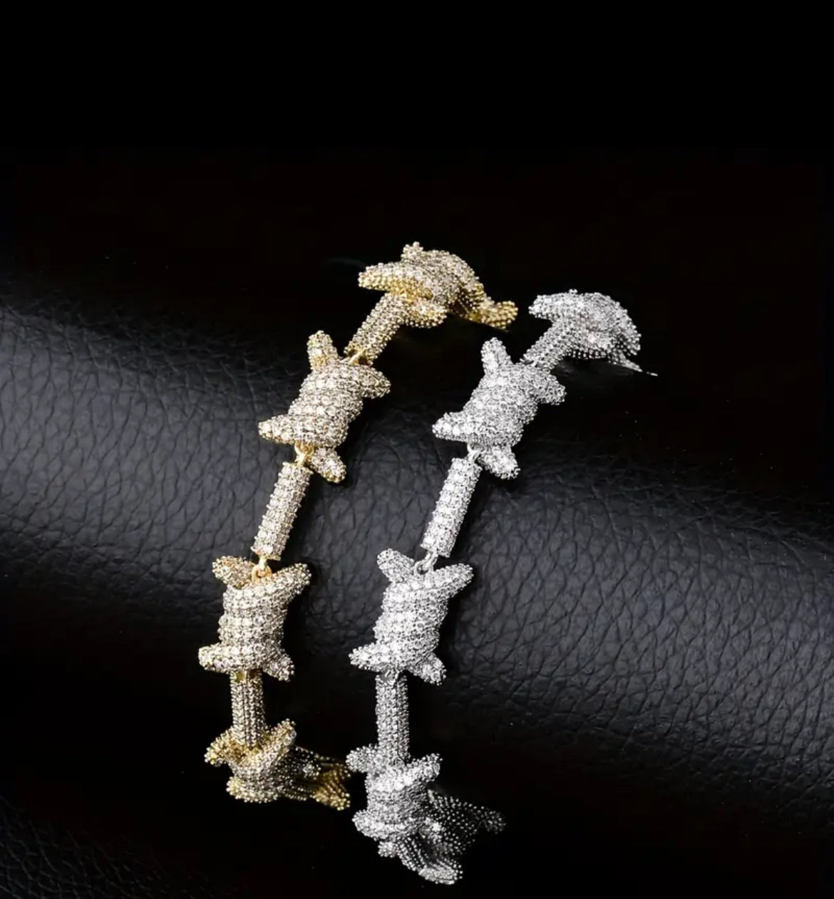 Vanté 14k gold plated bracelets