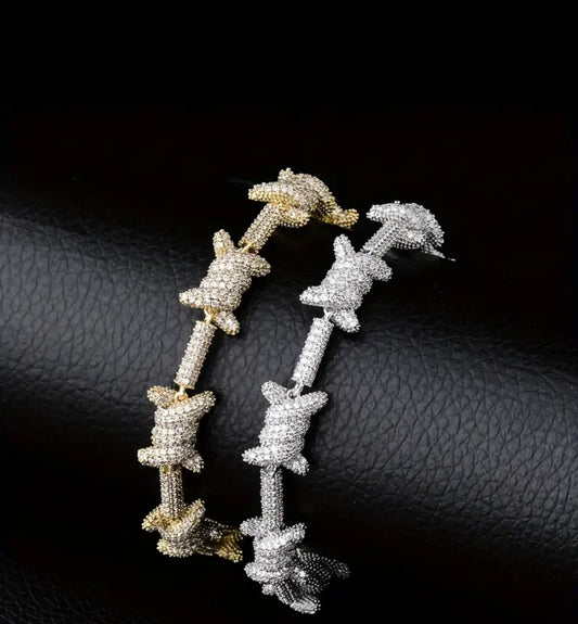 Vanté 14k gold plated bracelets