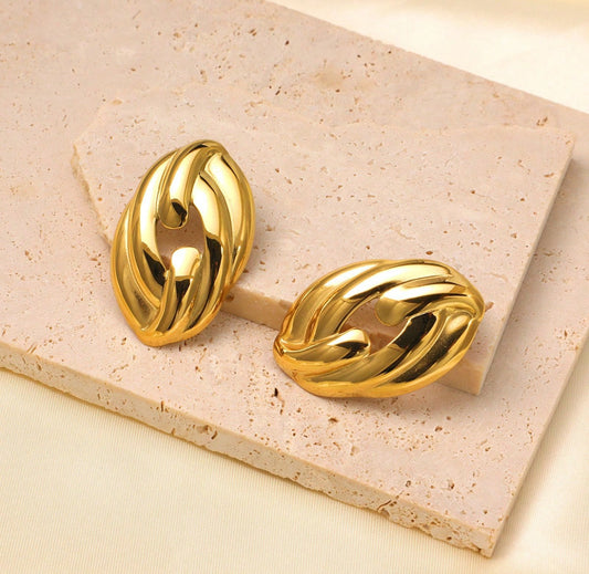 "Golden Whisper earrings "