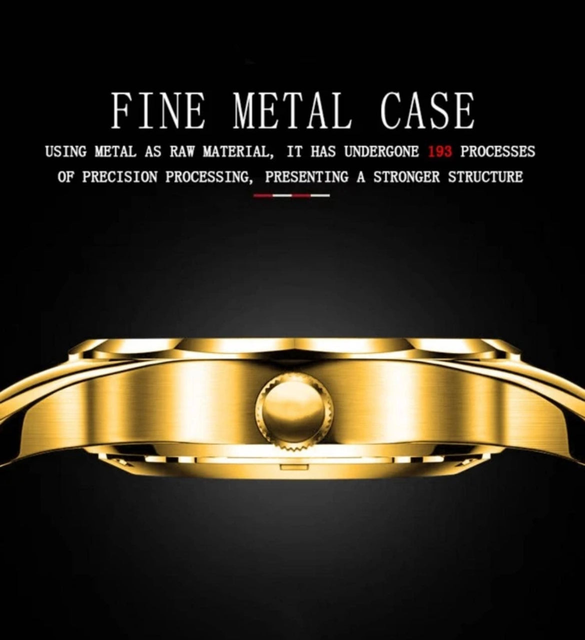 Bond Luxury Stainless Steel Watch for men .