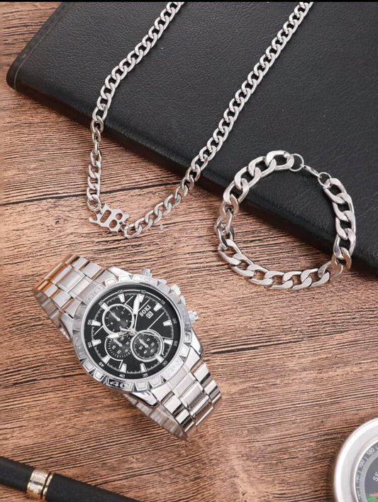 3pc Men’s Casual Watch set