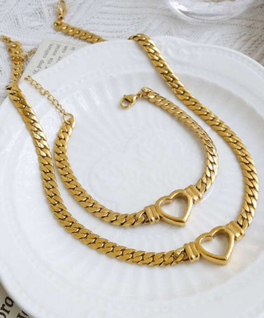 2pc Cindi necklace & bracelet set