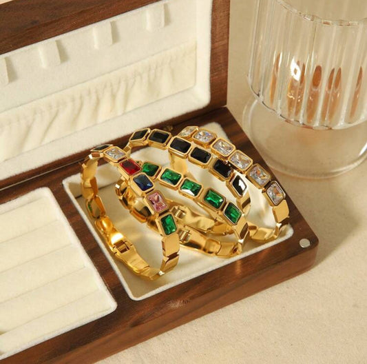 Vintage 18K gold plated bracelets