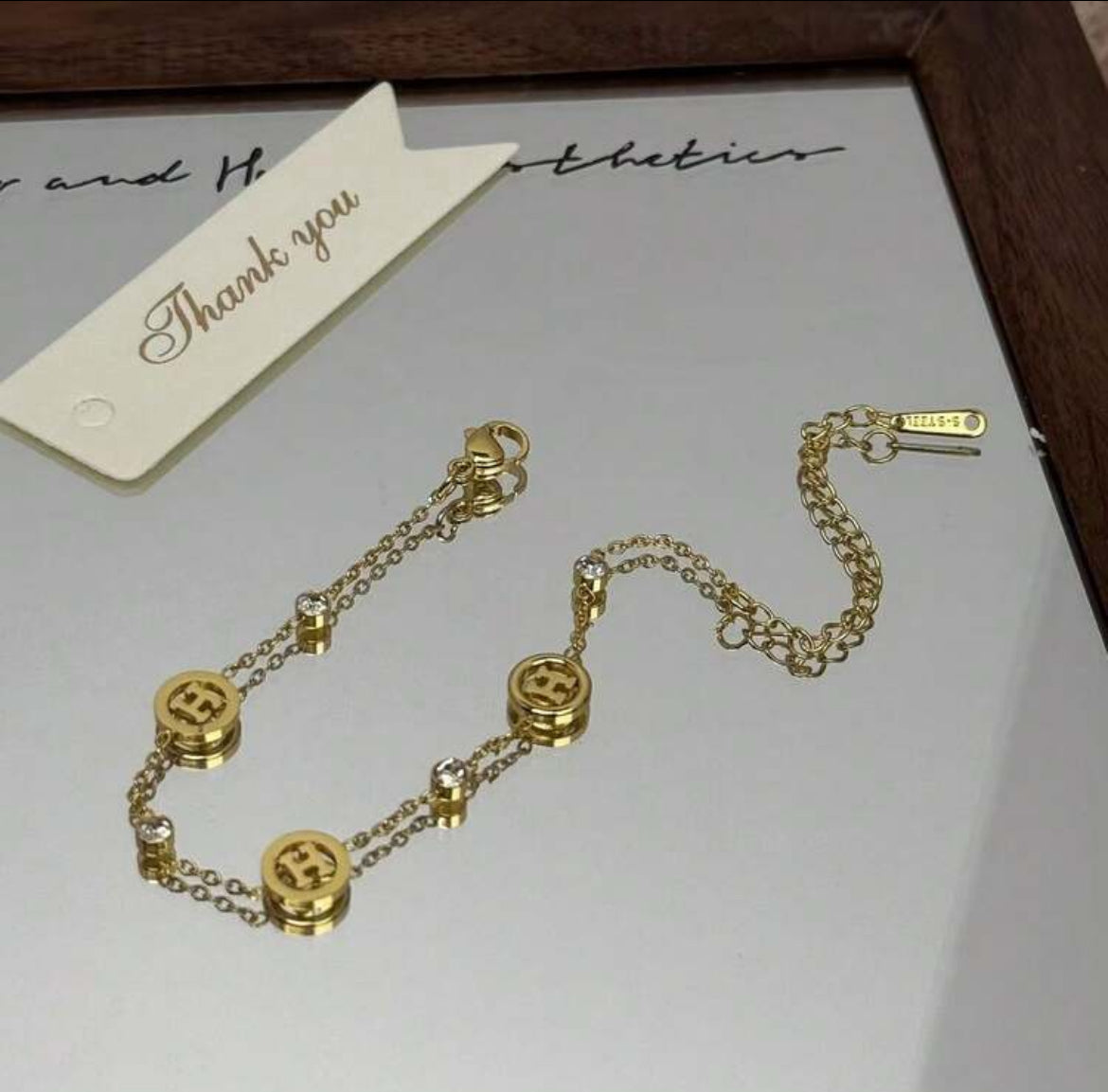 Darling 18K gold plated bracelet