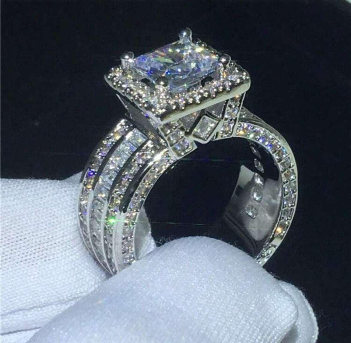 Men’s Boss Silver plated ring