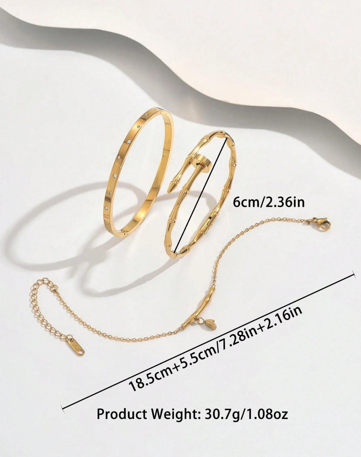 Wrapped in You 3pc bracelet set