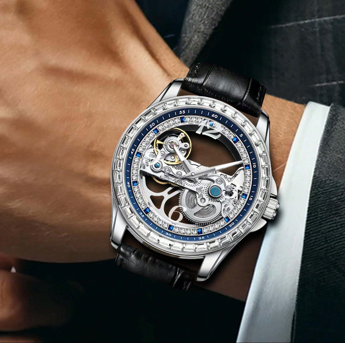 Waterproof Luminous Watch & Bracelet set for men