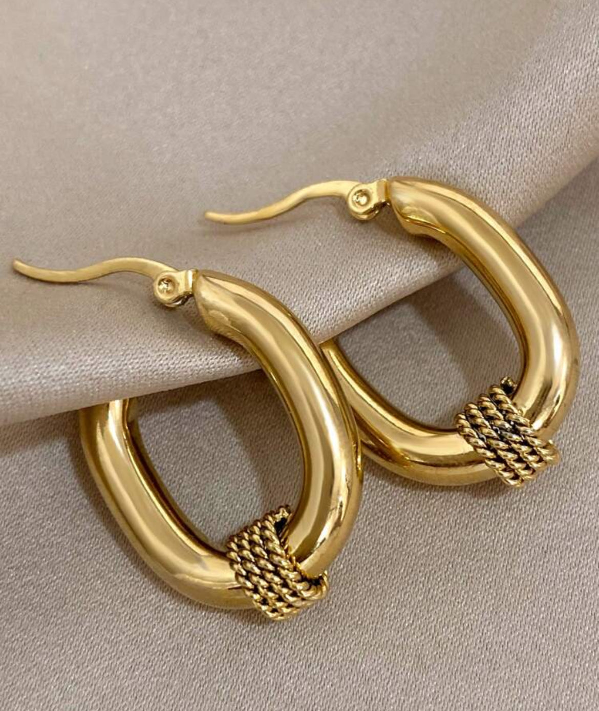 Samba Stainless Steel hoop earrings
