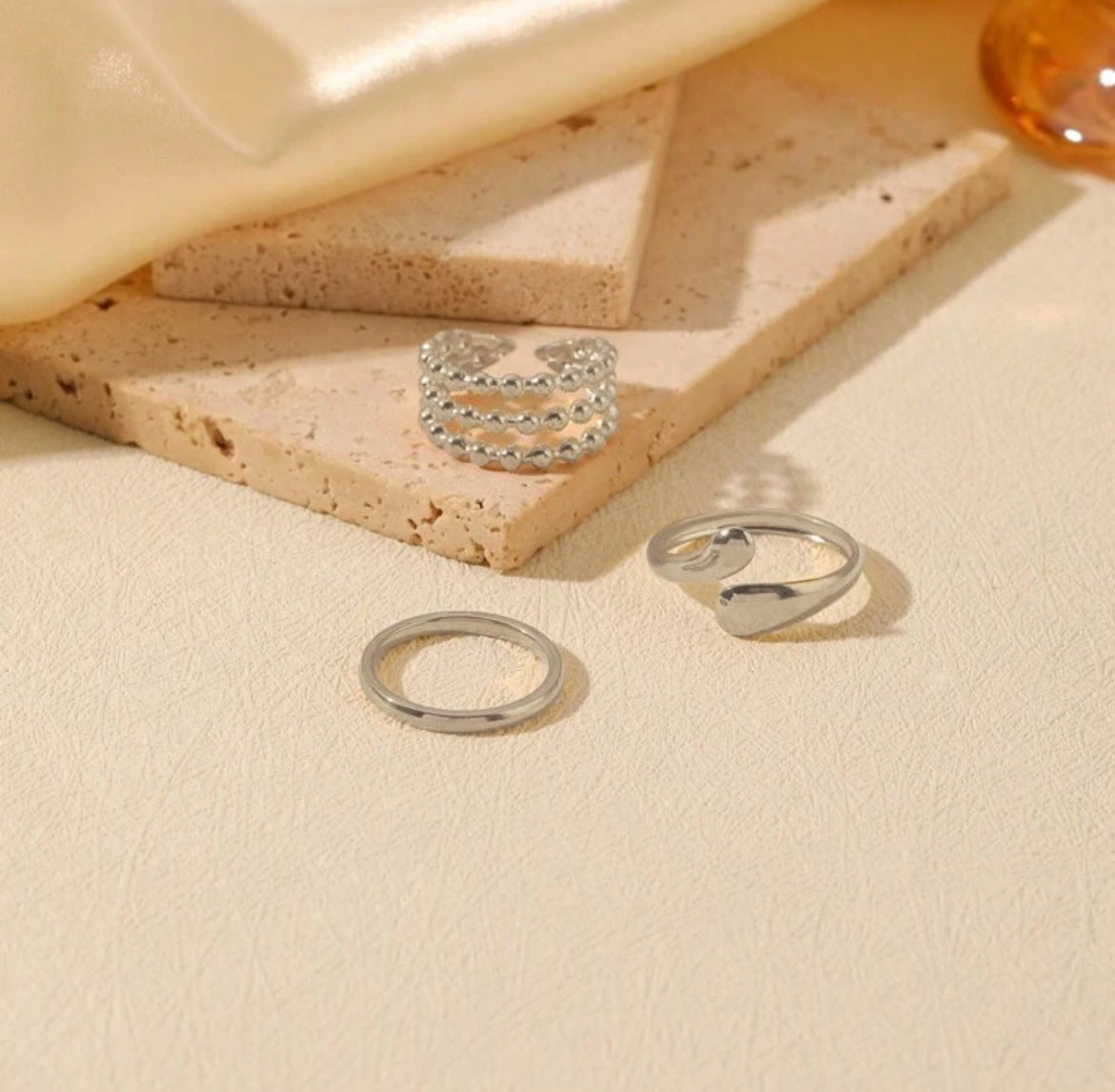 3pc Stella Ring Set