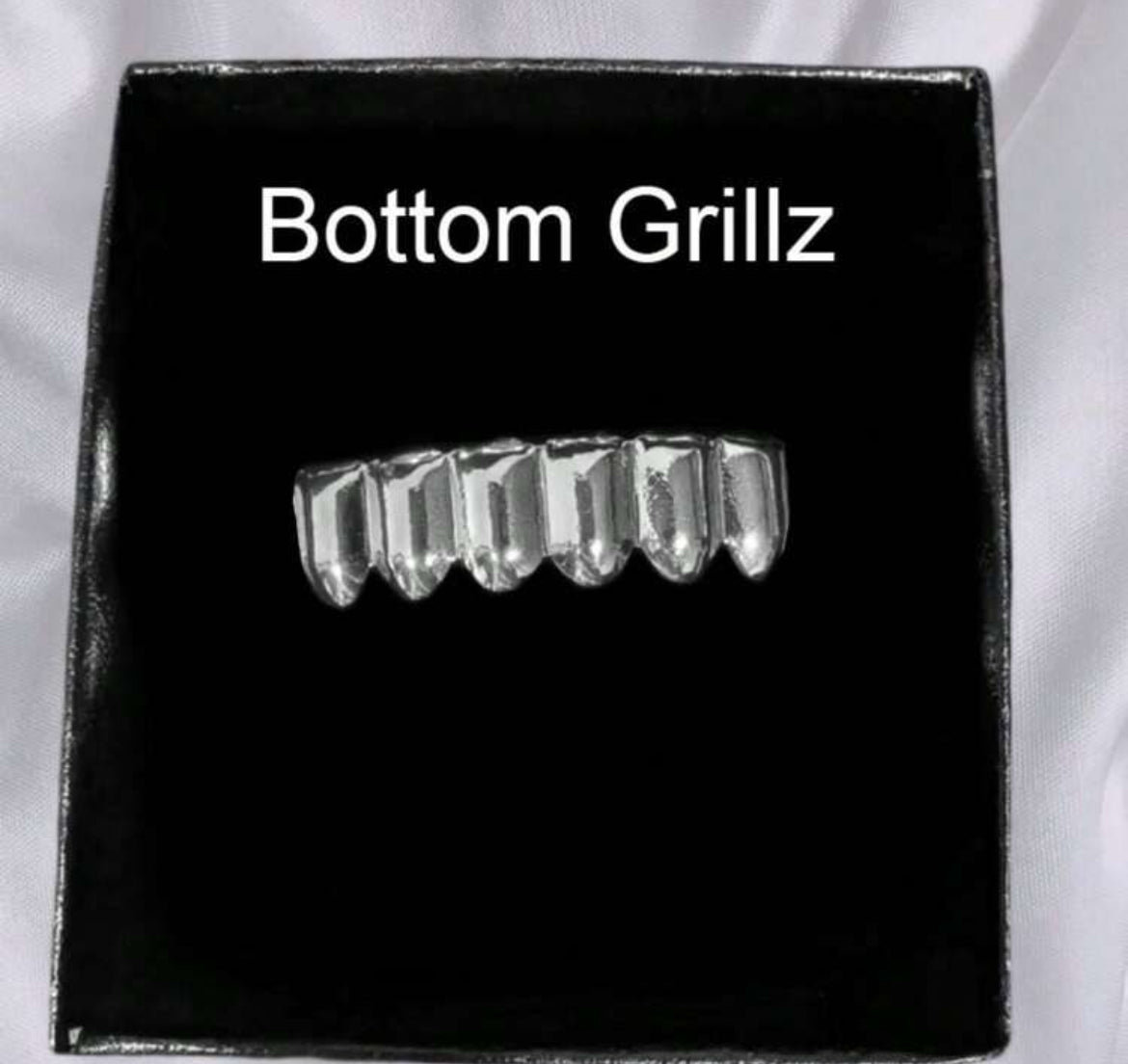 18K Silvery Plated Grillz