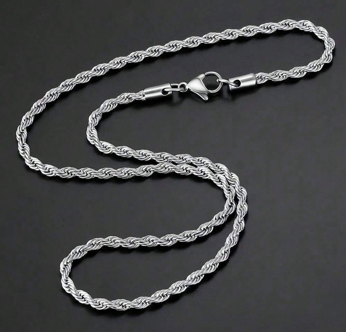 Men’s twisted rope chain