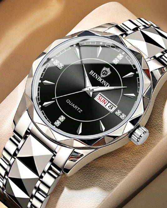 Bond Luxury Stainless Steel Watch for men .