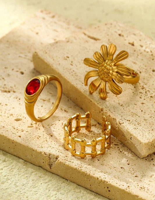 Roka Gold Ring set