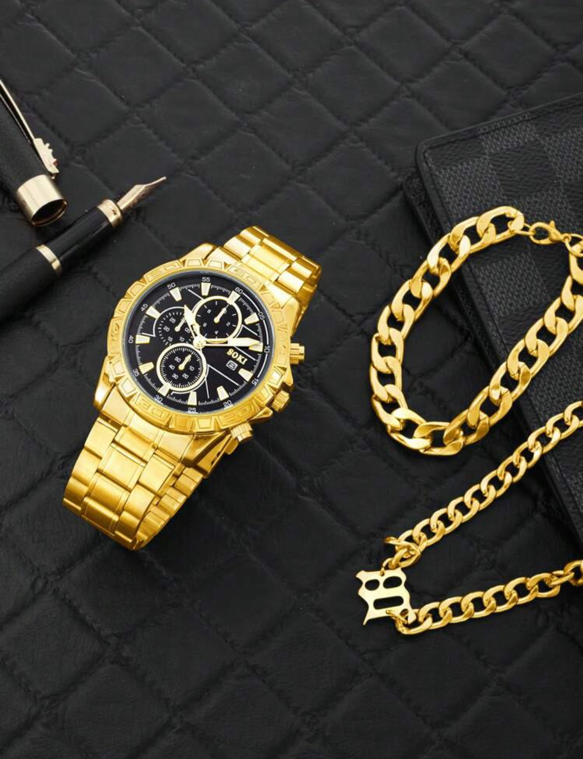 3pc Men’s Casual Watch set