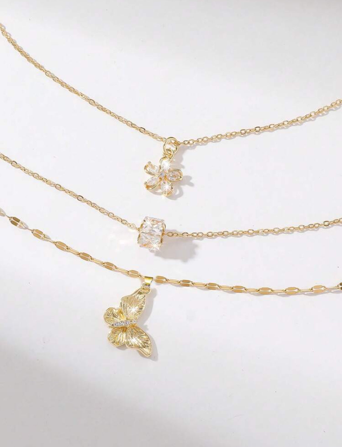 3pc Flower Elegant Necklace set
