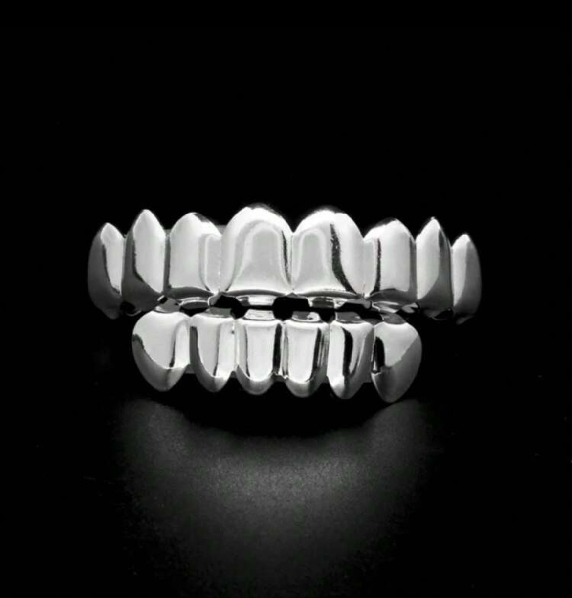 18K Silvery Plated Grillz