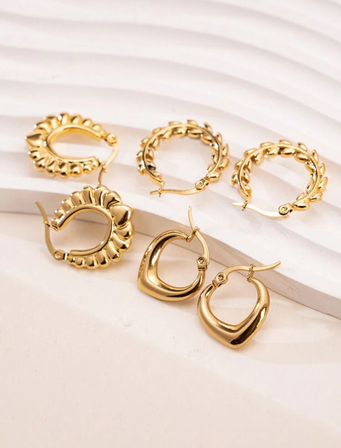 Wheat Spike Earring Set