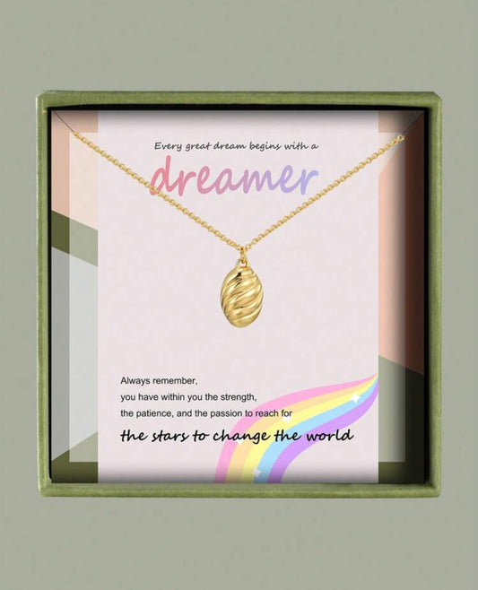 French Croissant Necklace
