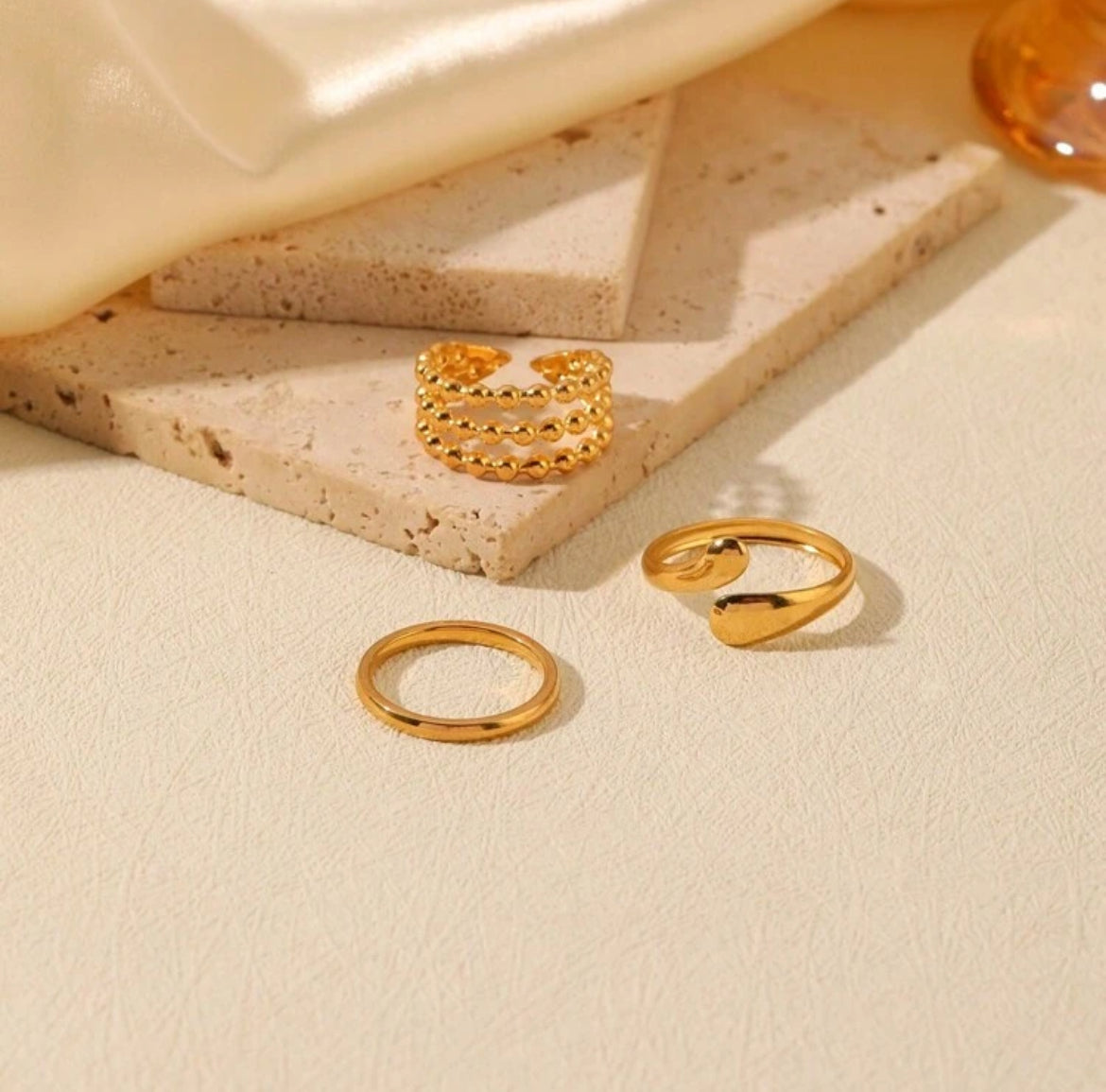 3pc Stella Ring Set