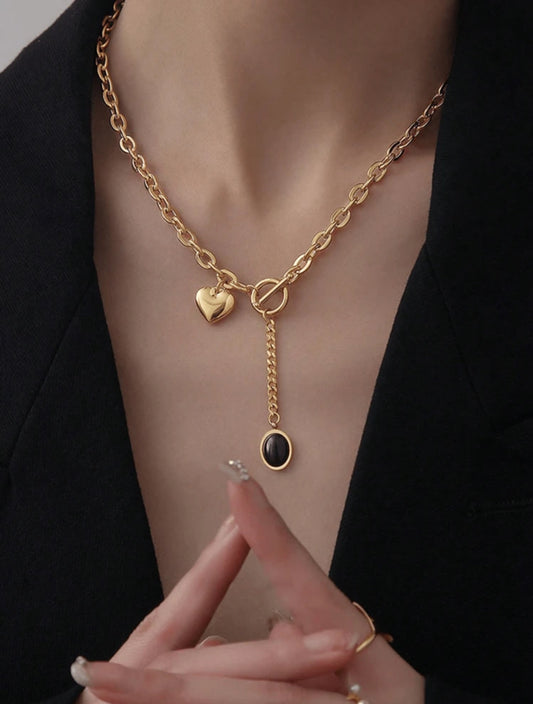 Midnight Stone Necklace