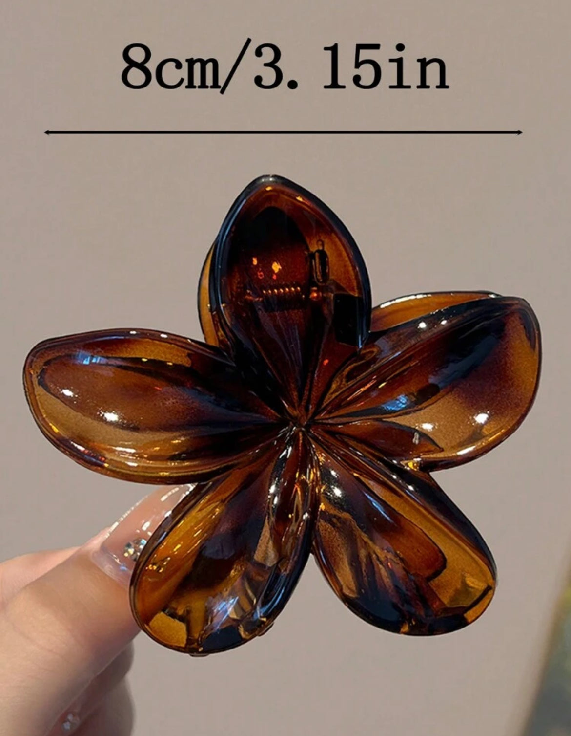 2pc Amber Hair Clips