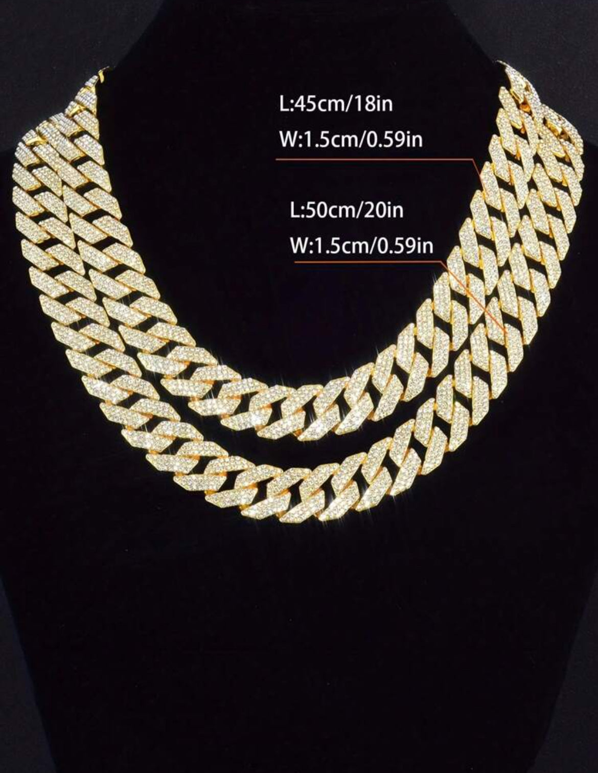 Diamond icy Chain for men