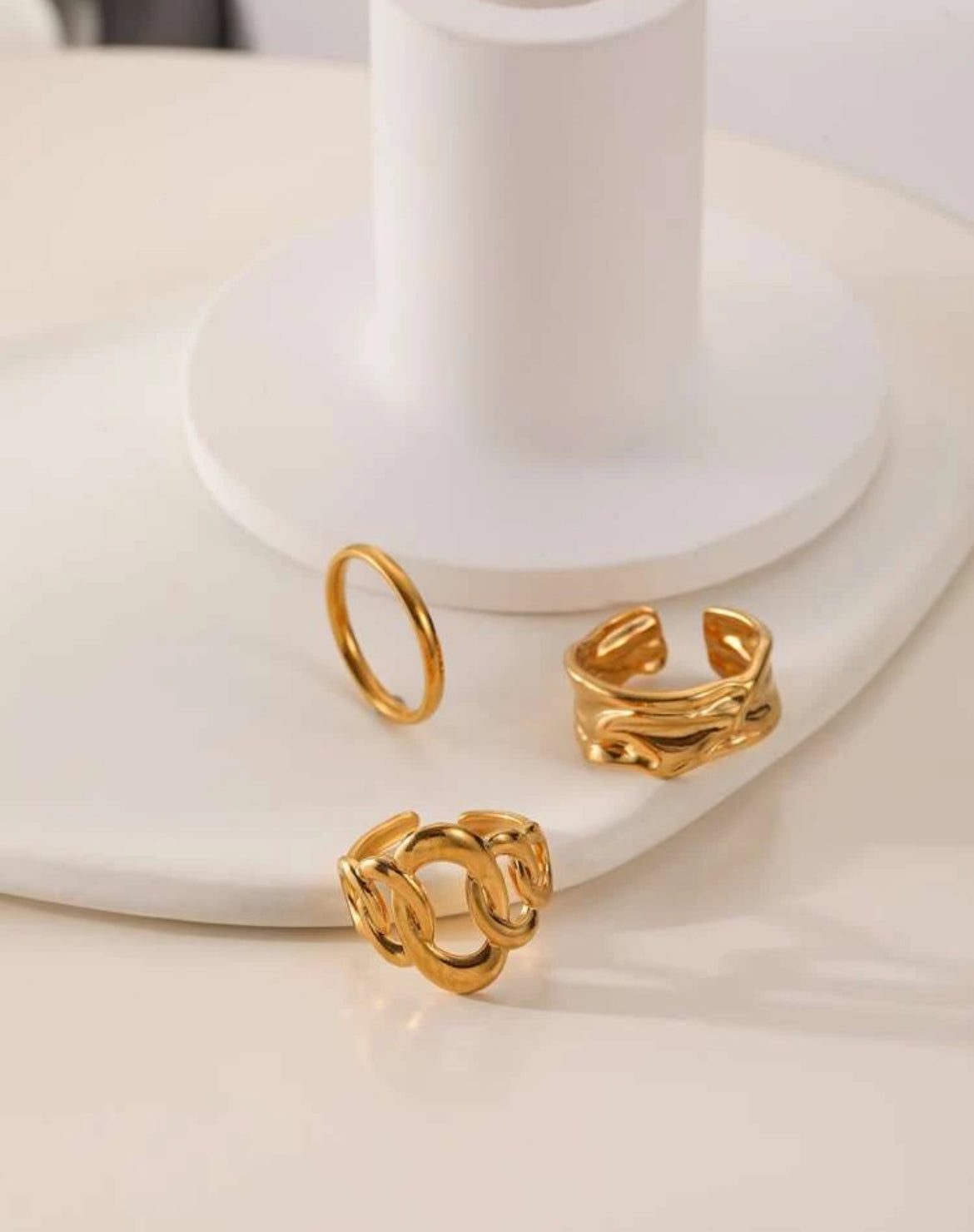 3pc Helena Ring set