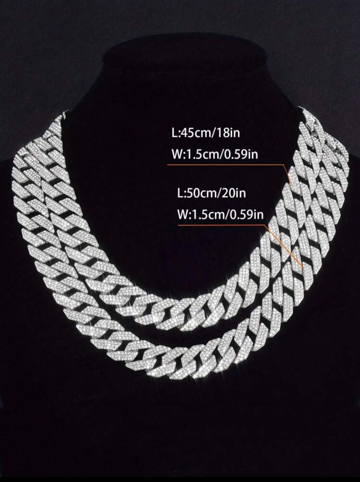Diamond icy Chain for men