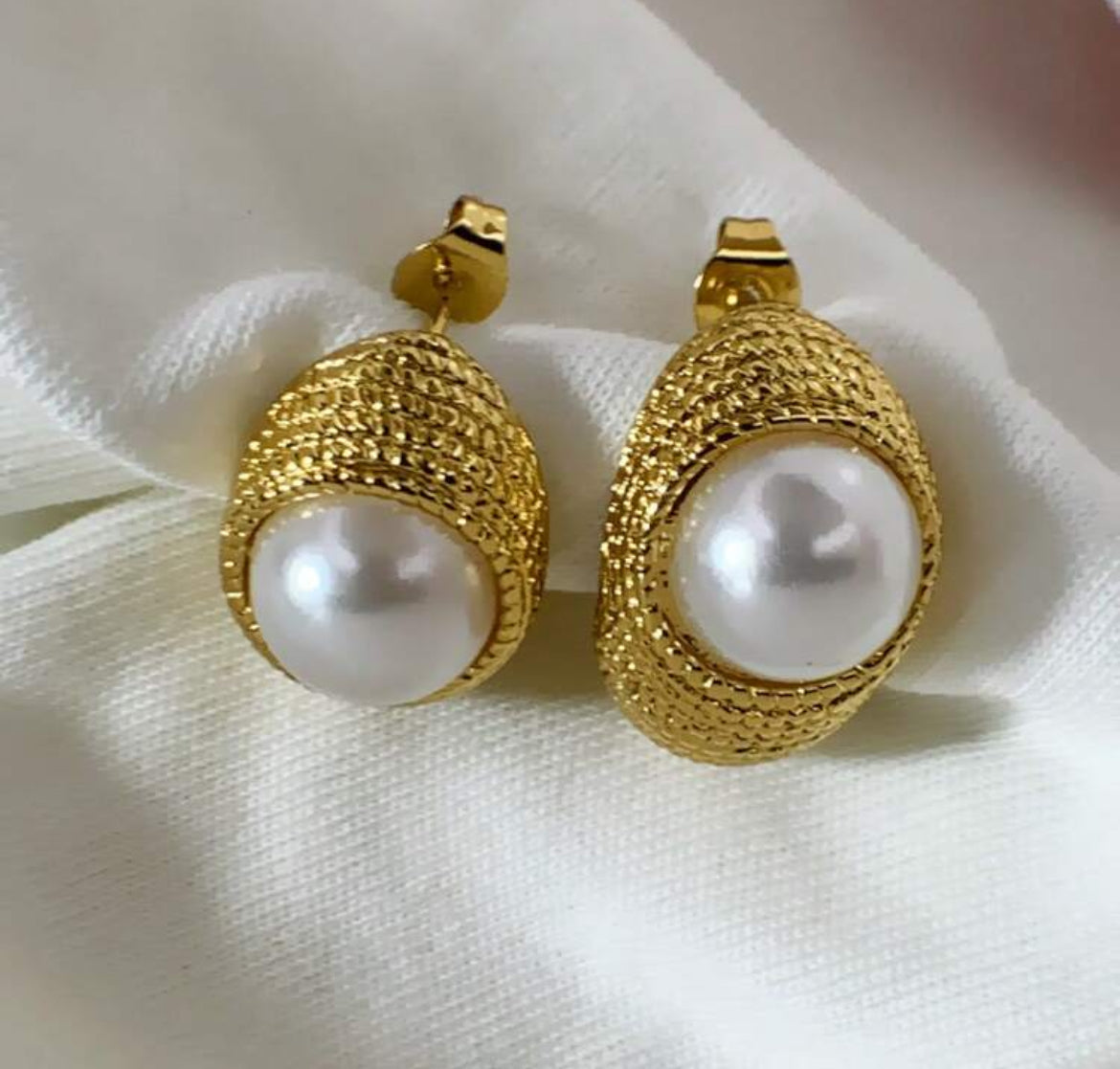 Golden Glaze 24K gold plated earrings